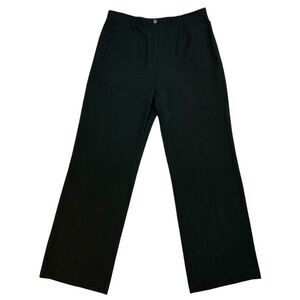 Jones New York Platinum Collection Pinstripe Wide Leg Trousers Size 14